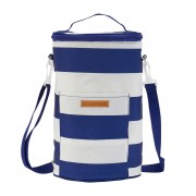 Picnic Cooler Bag Barrel Tall | Navy Stripe